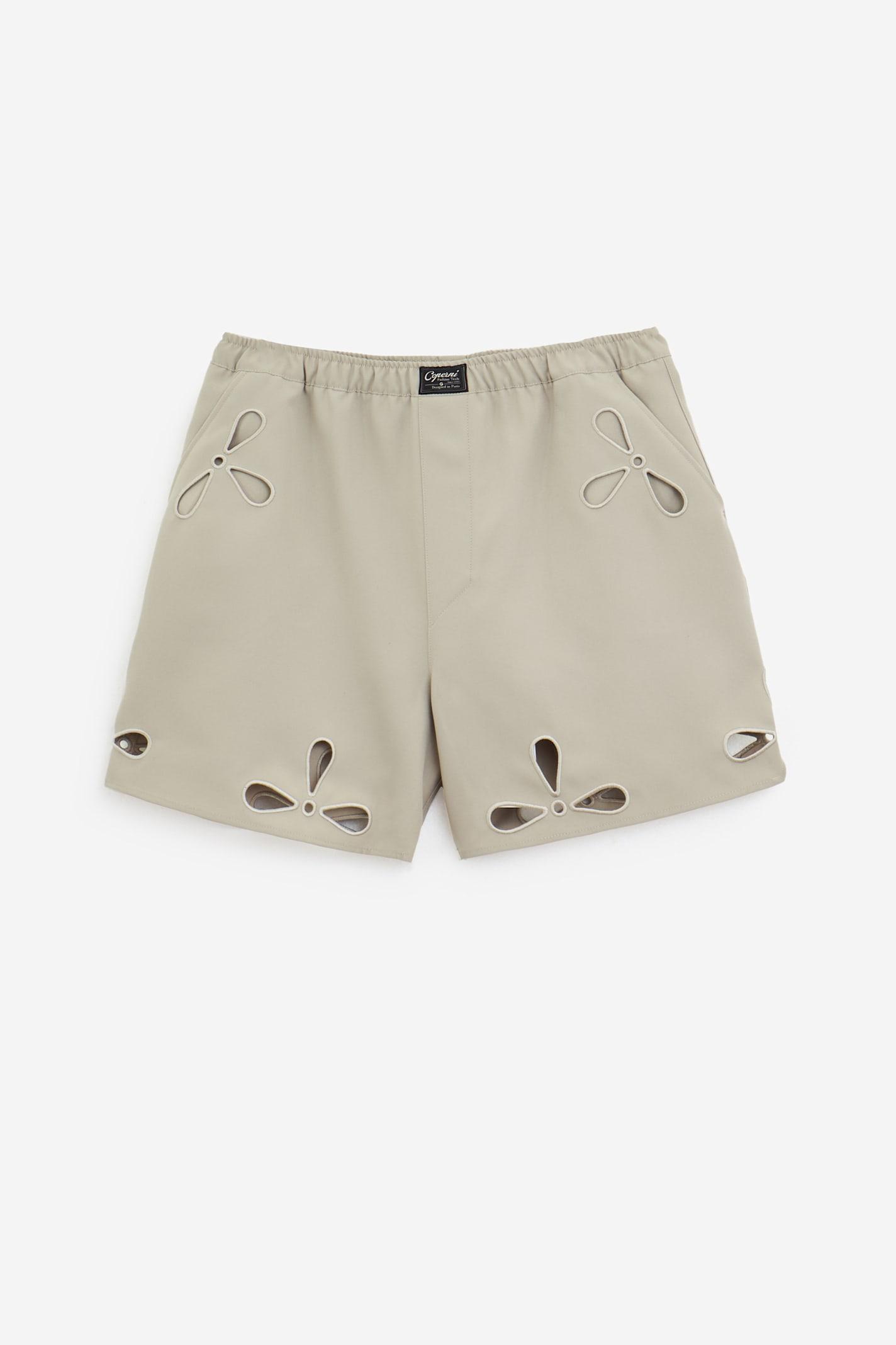 coperni petal cut out shorts shorts