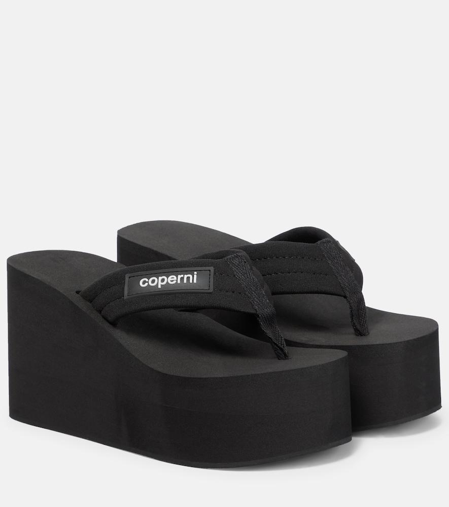 coperni platform thong sandals