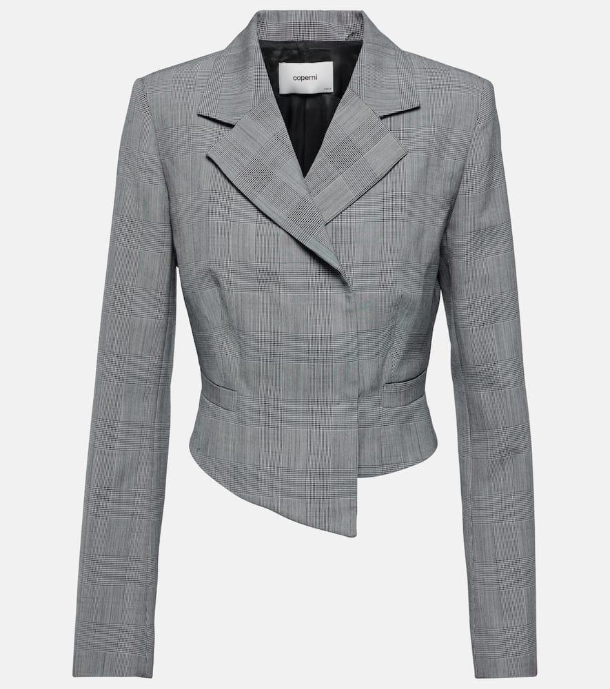 coperni prince of wales virgin wool blazer