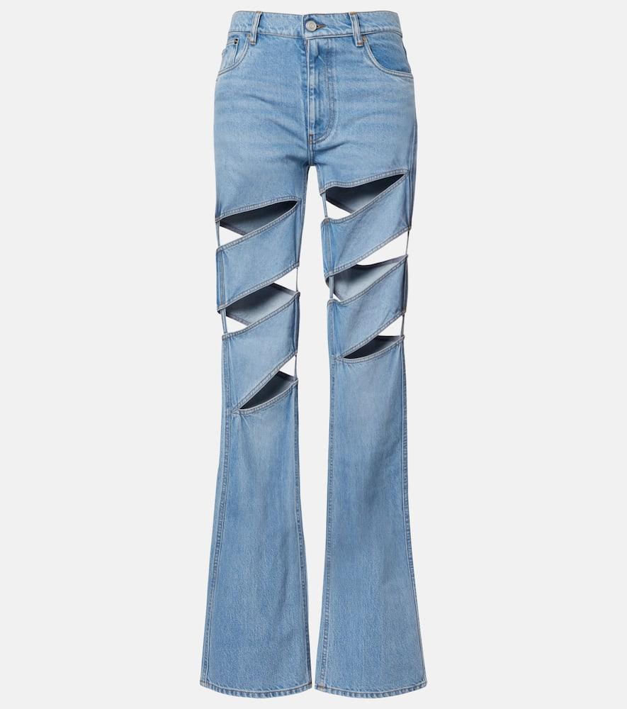 coperni spiral straight jeans