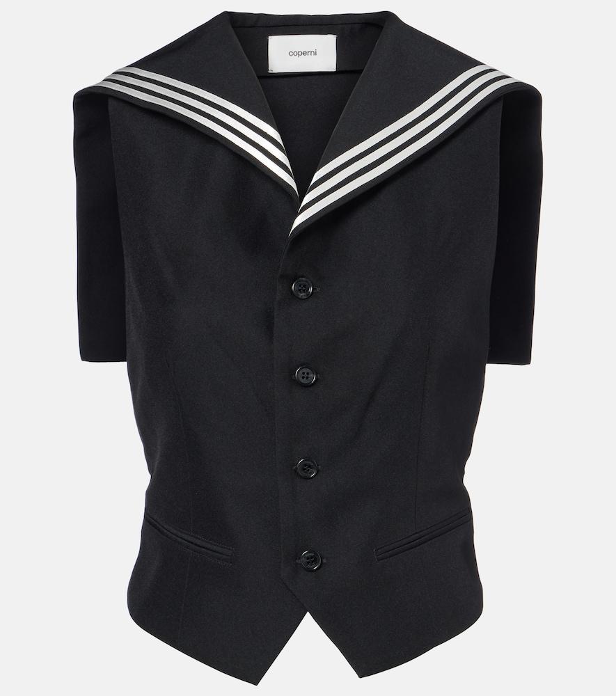 coperni striped vest