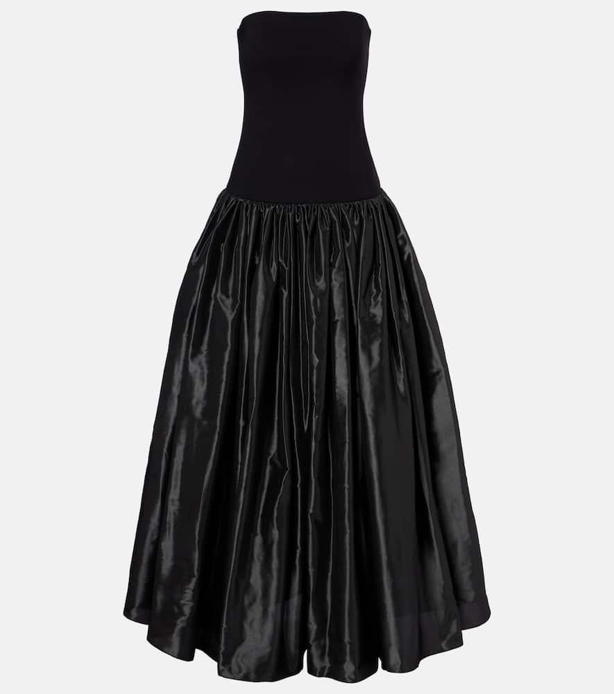 coperni taffeta bustier gown