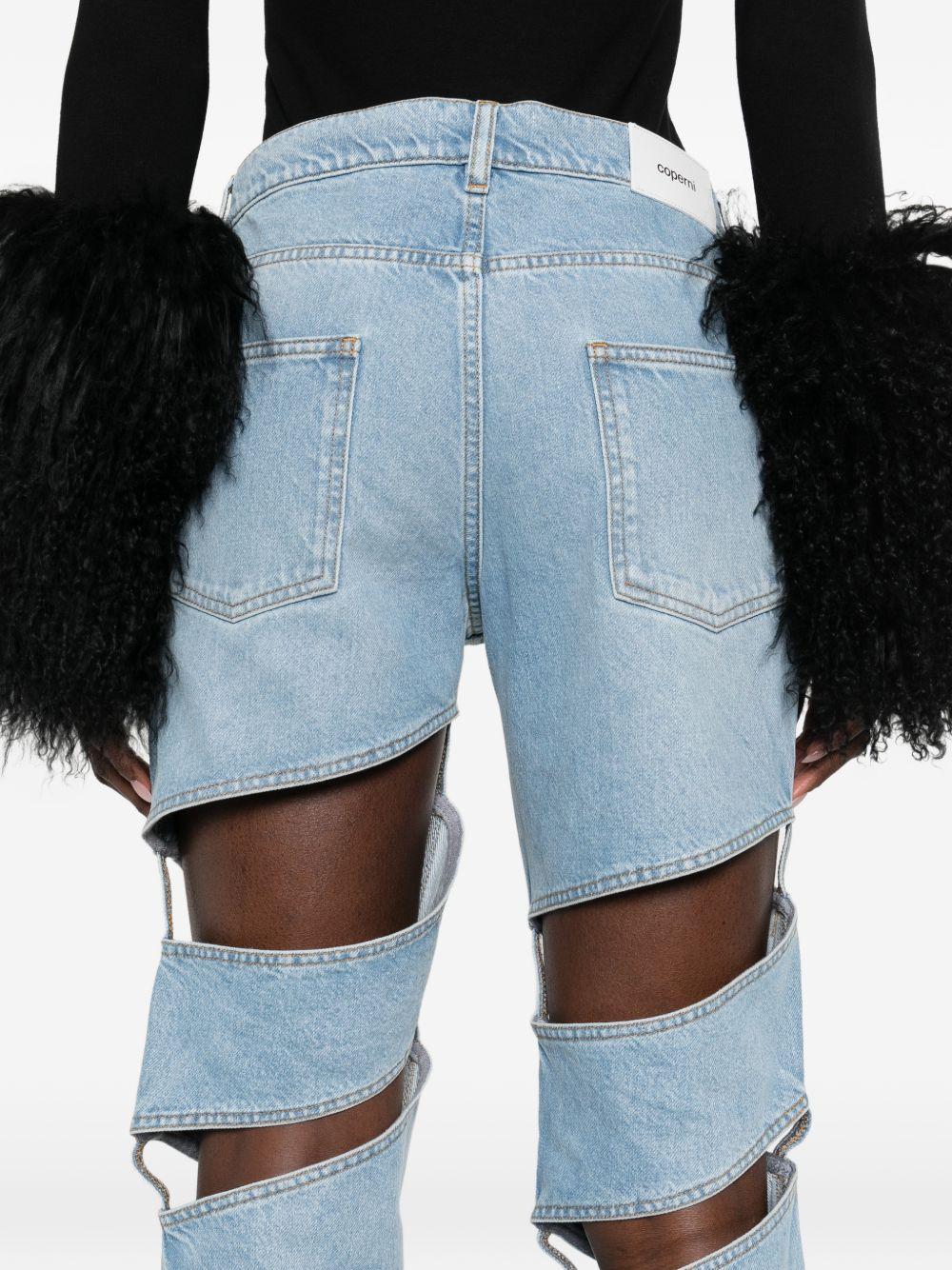 coperni trousers blue - women