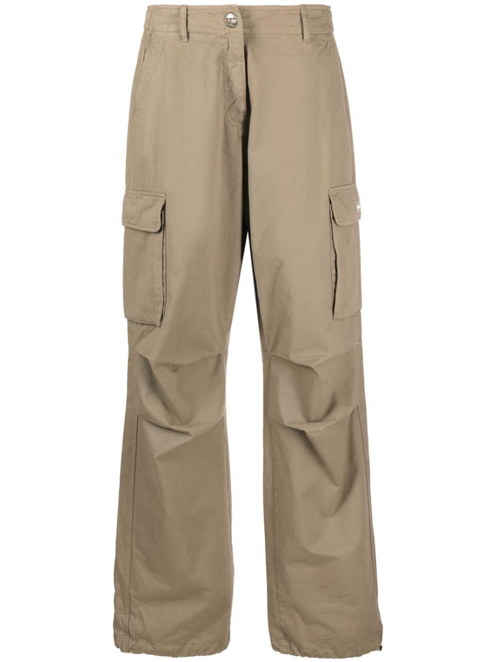 coperni trousers kaki cotton - women