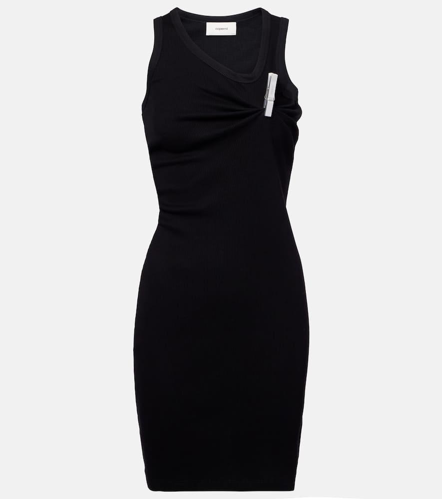 coperni washing clip cotton jersey minidress