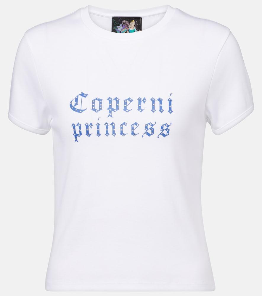 coperni x disney princess cotton jersey t