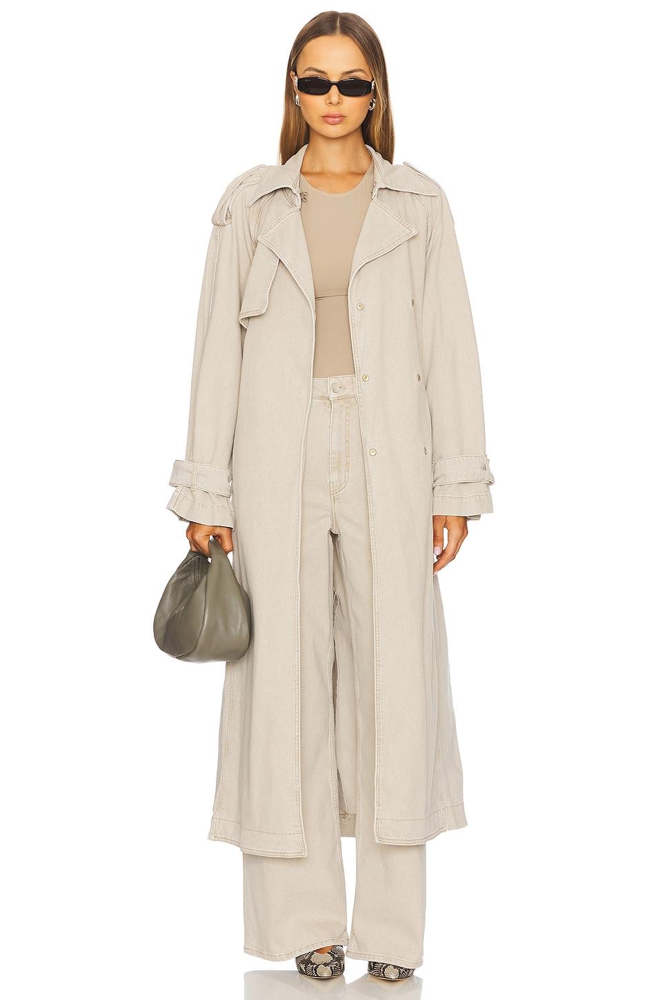cordelia denim trench coat