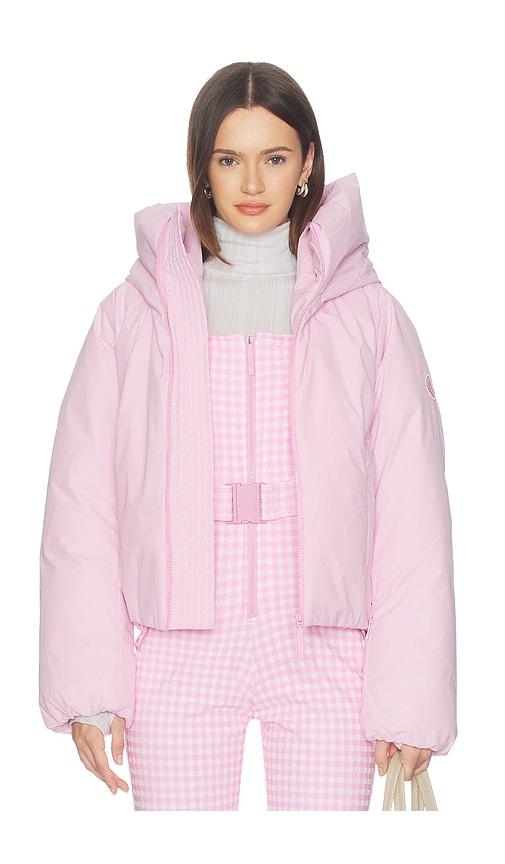 cordova alpe ski jacket in pink.
