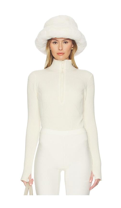 cordova butte bodysuit in cream.