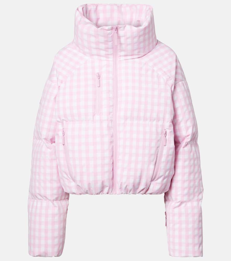 cordova cortina gingham down ski jacket