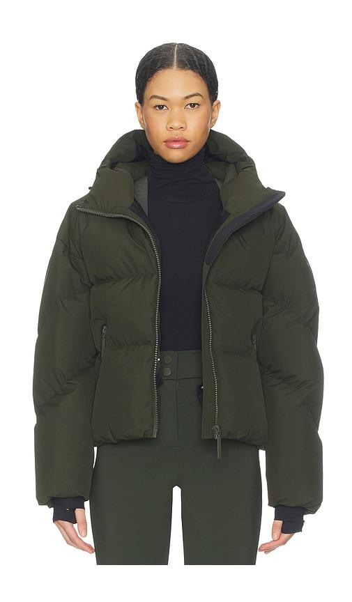 cordova meribel ski jacket in olive.