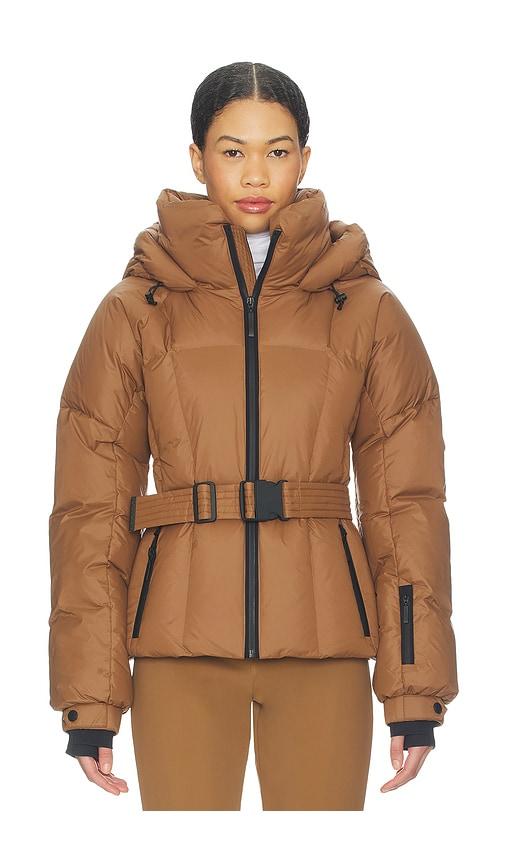 cordova monterosa ski jacket in brown.