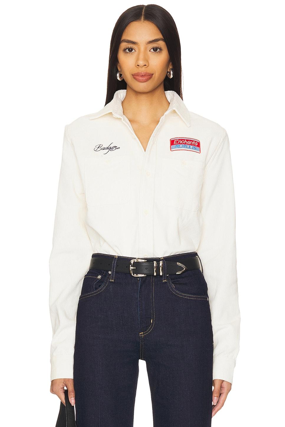 corduroy chainstitch buttonup