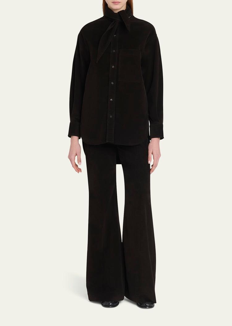 corduroy flare pants