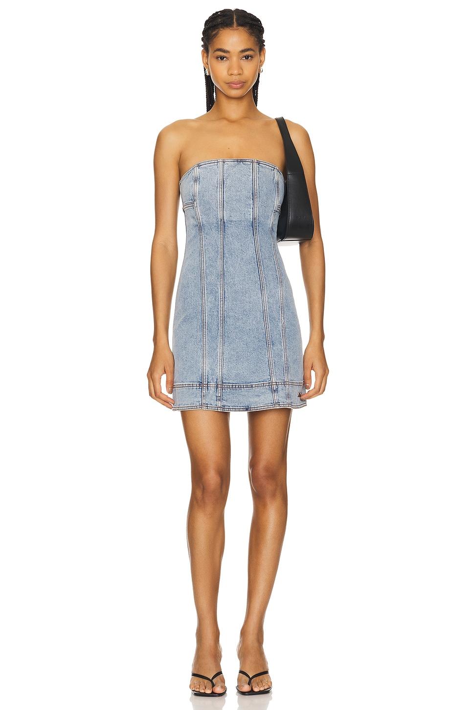 corie denim mini dress