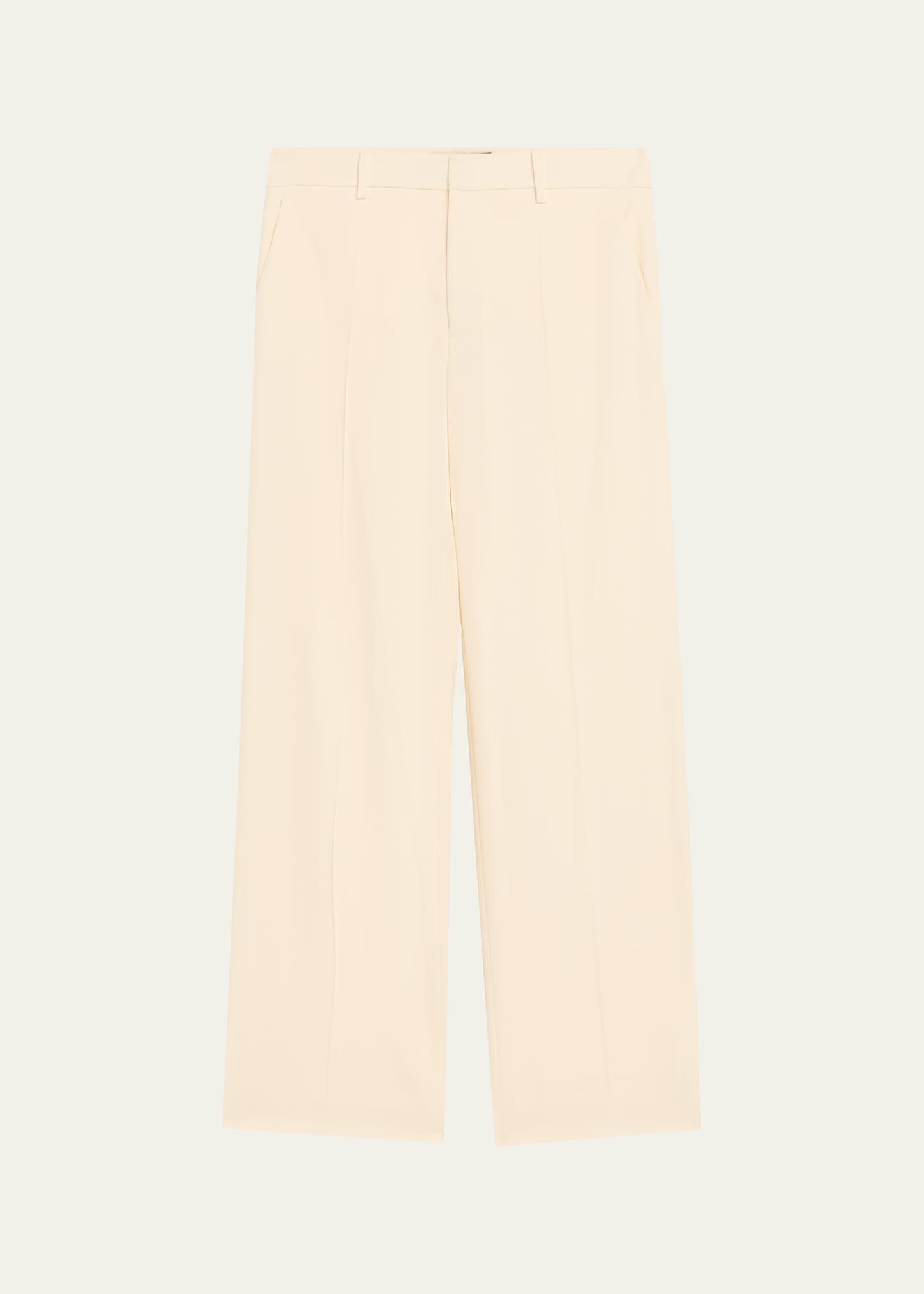 corinne straight-leg wool pants