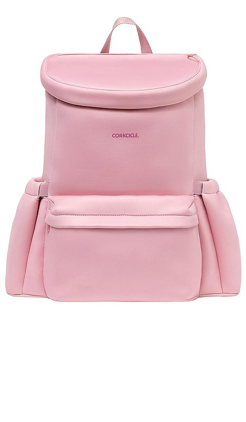 corkcicle lotus backpack cooler in rose.