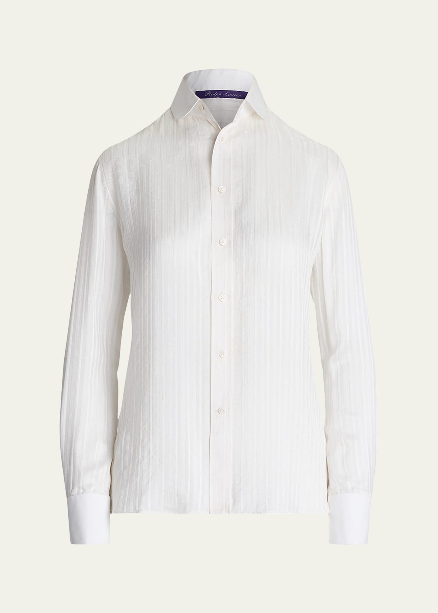 cormac stripe tonal jacquard shirt