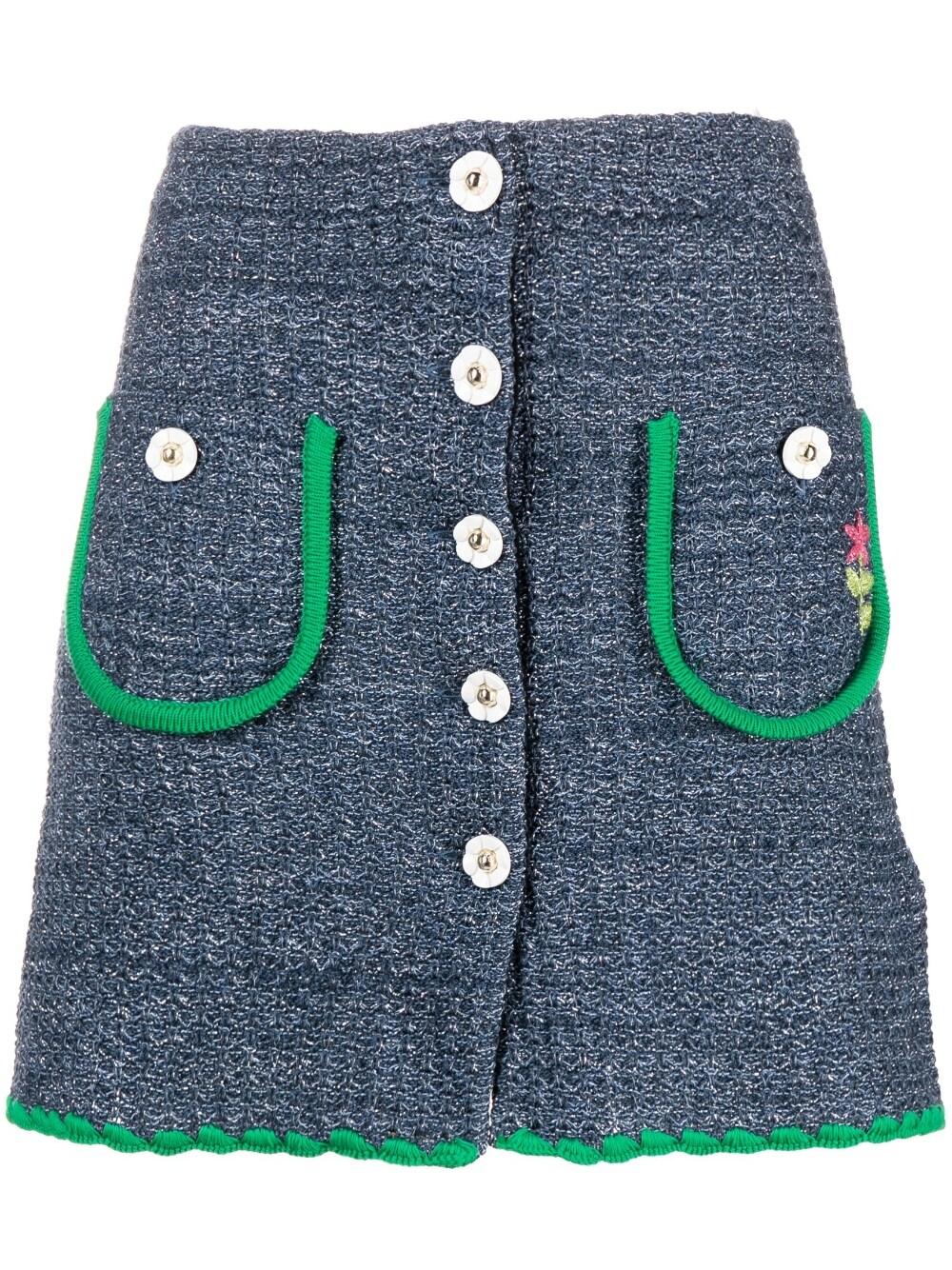 cormio skirts blue cotton - women