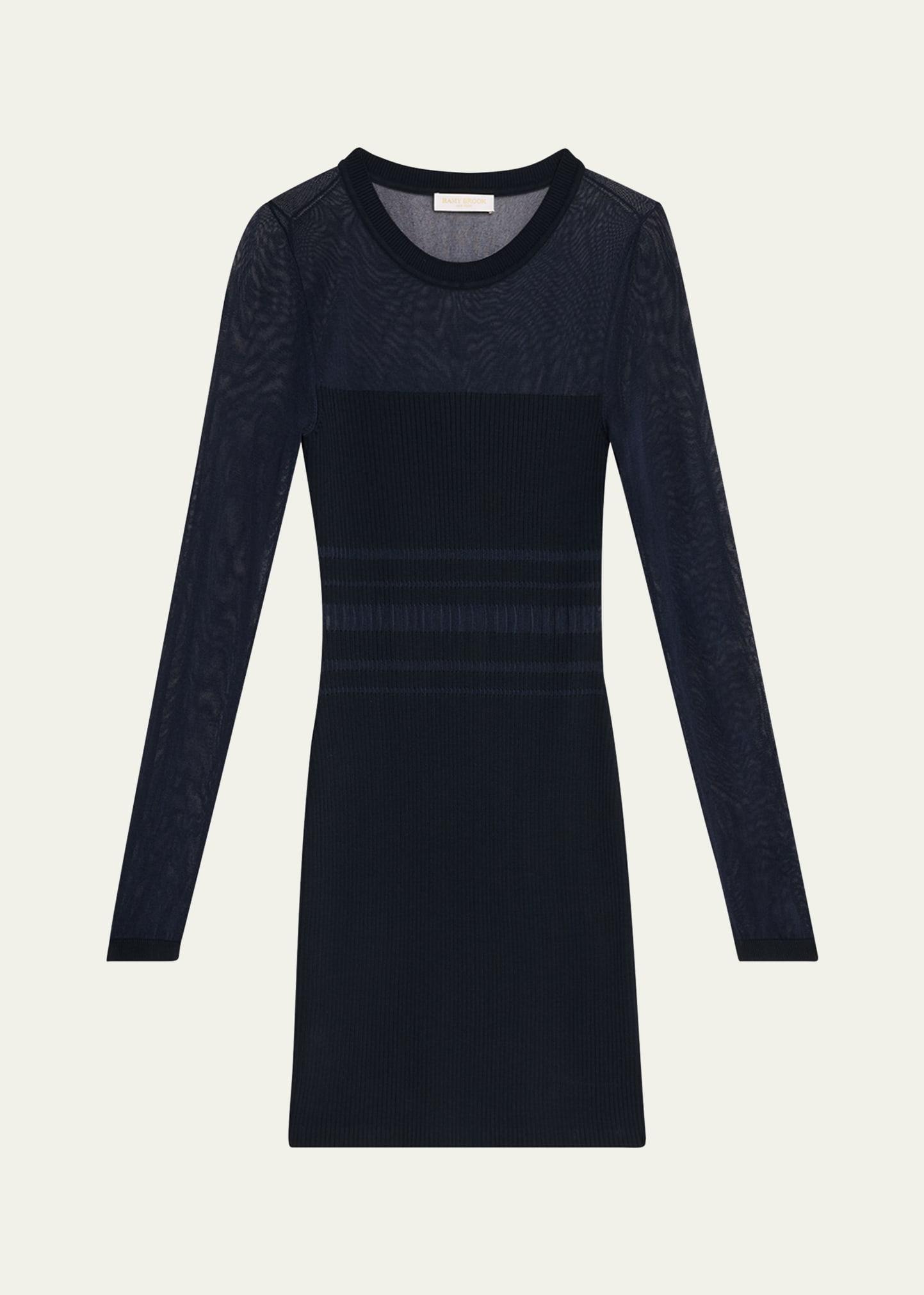 corrine mesh mini dress