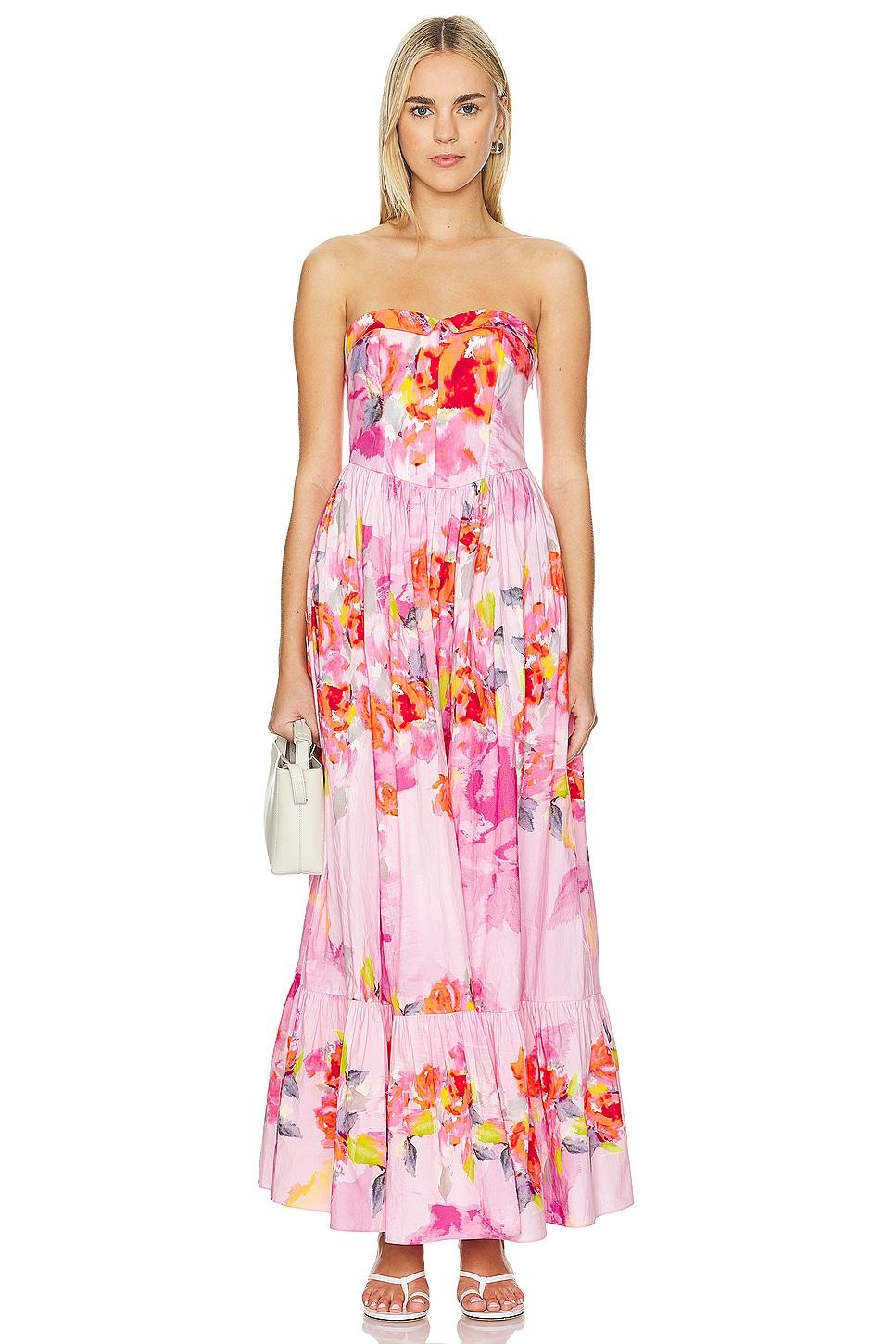 corset maxi dress
