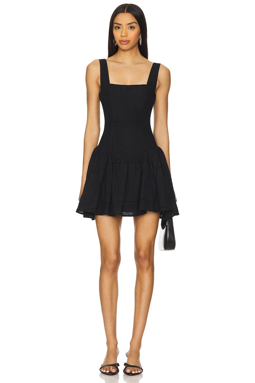 corset peplum mini dress