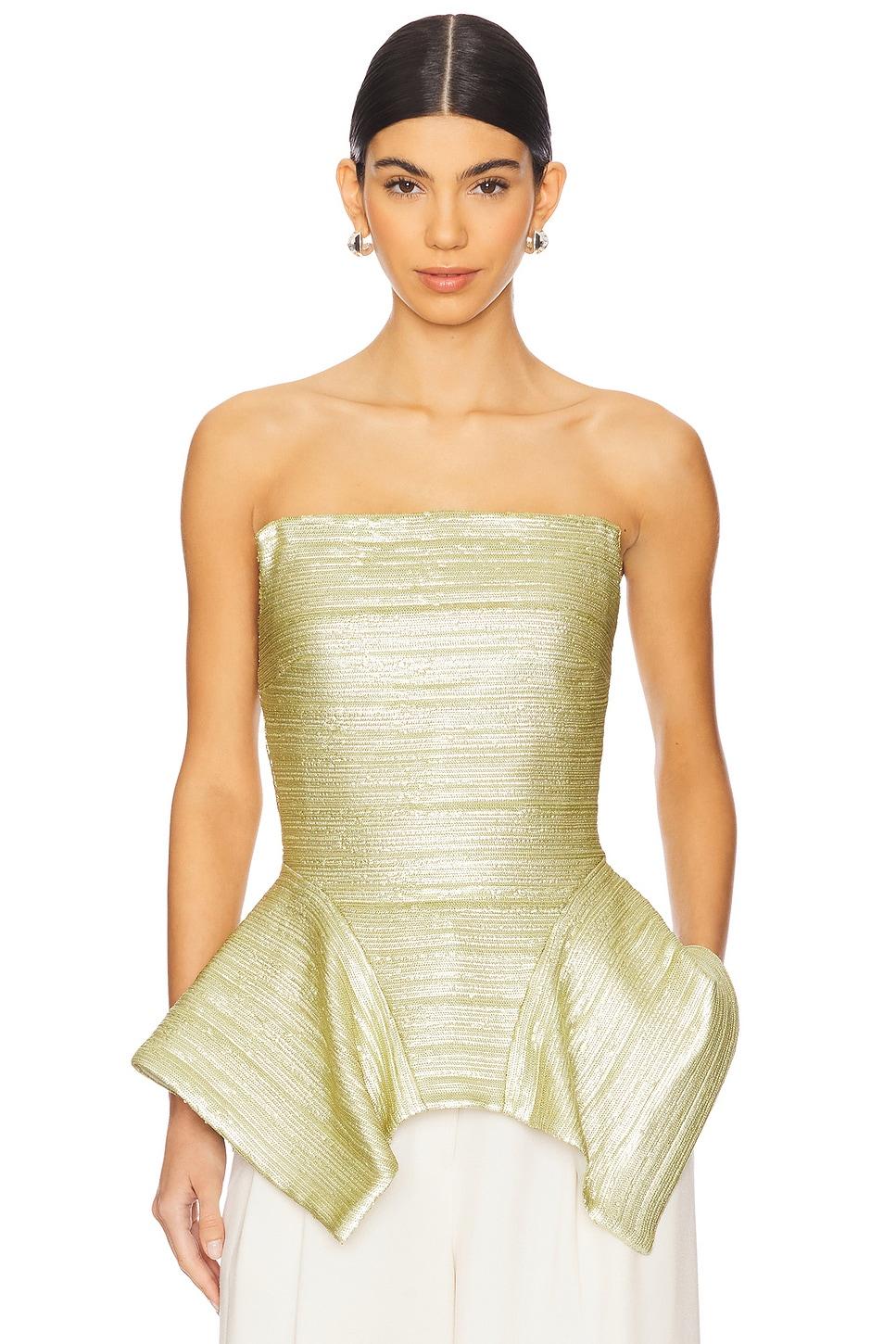 corset strapless panier top