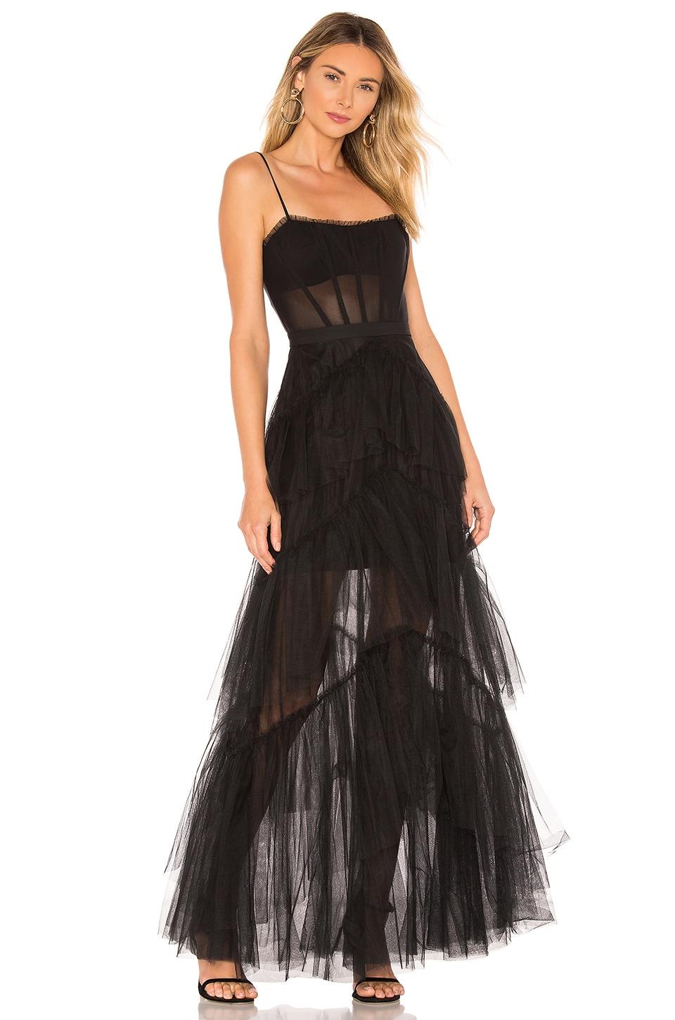 corset tulle gown