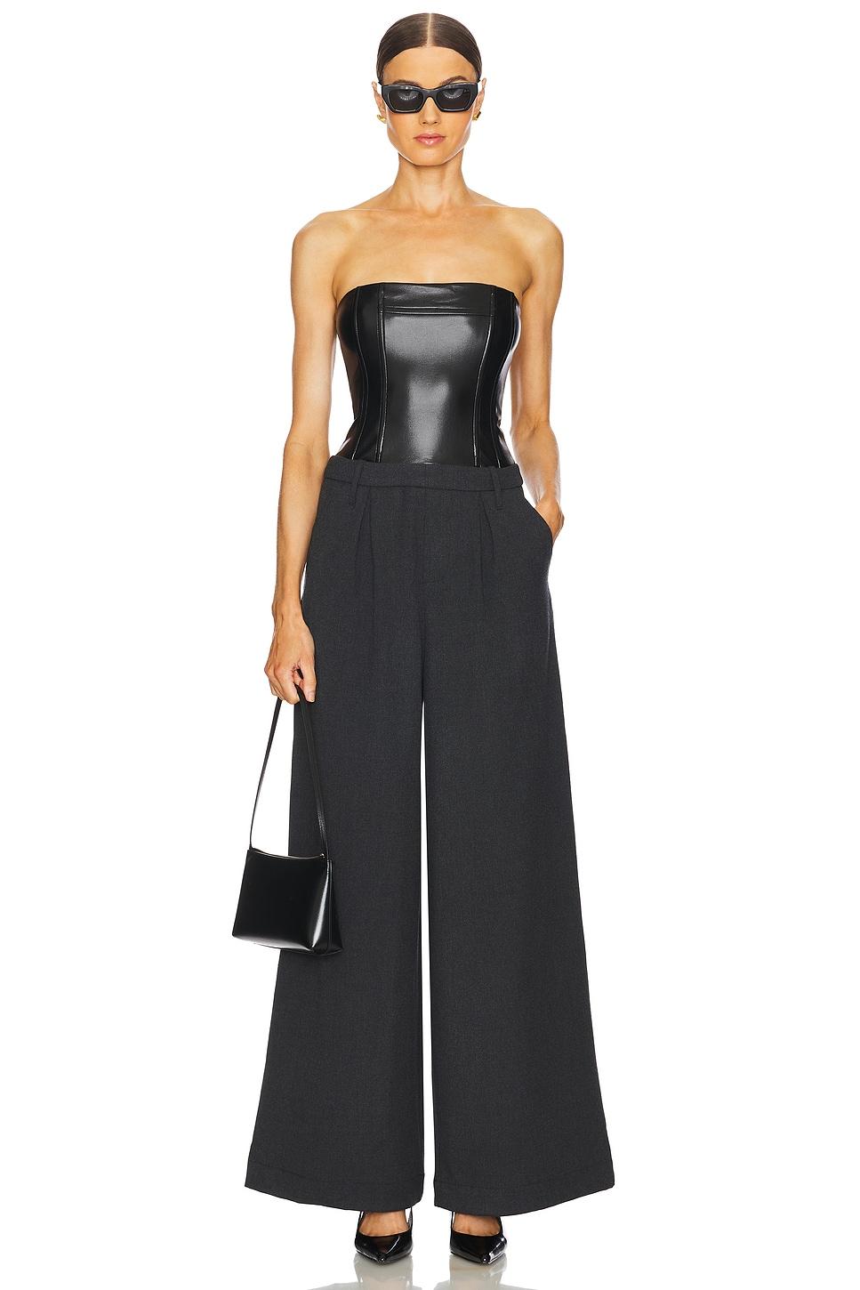 corset wide leg jumpsuit