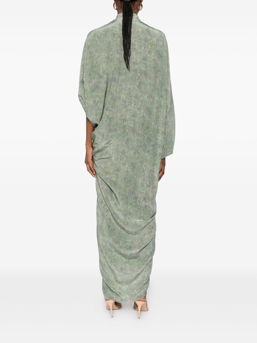 cortana dresses green silk - women
