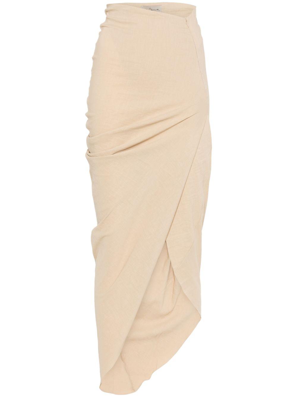 cortana skirts beige hemp - women