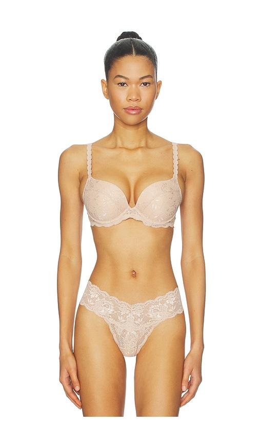 cosabella never say never push up bra in nude.