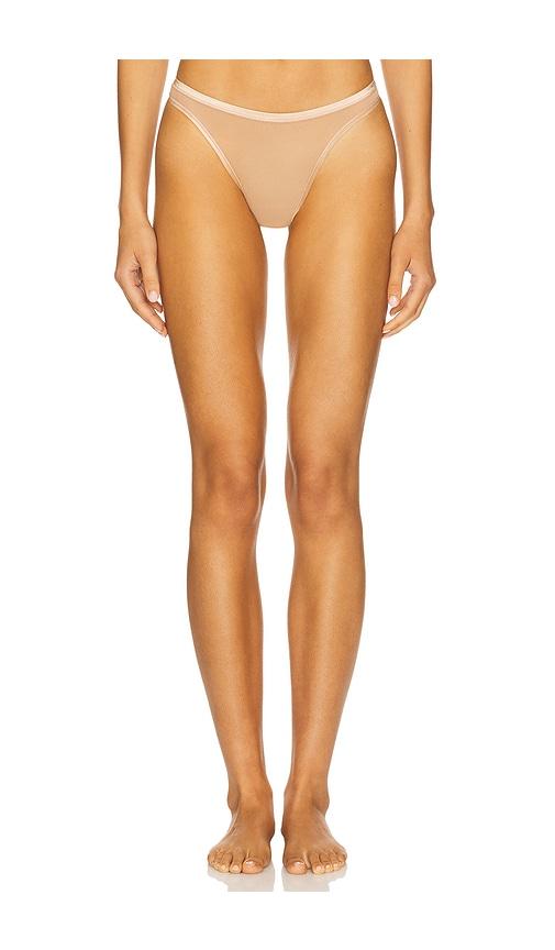 cosabella soire confidence classic thong in nude.
