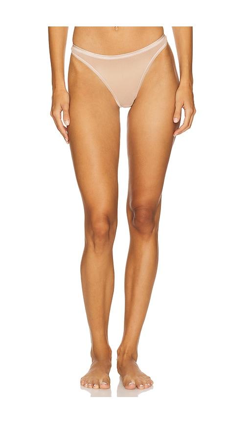 cosabella soire confidence classic thong in nude.