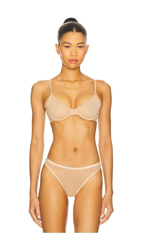 cosabella soire confidence molded bra in nude.