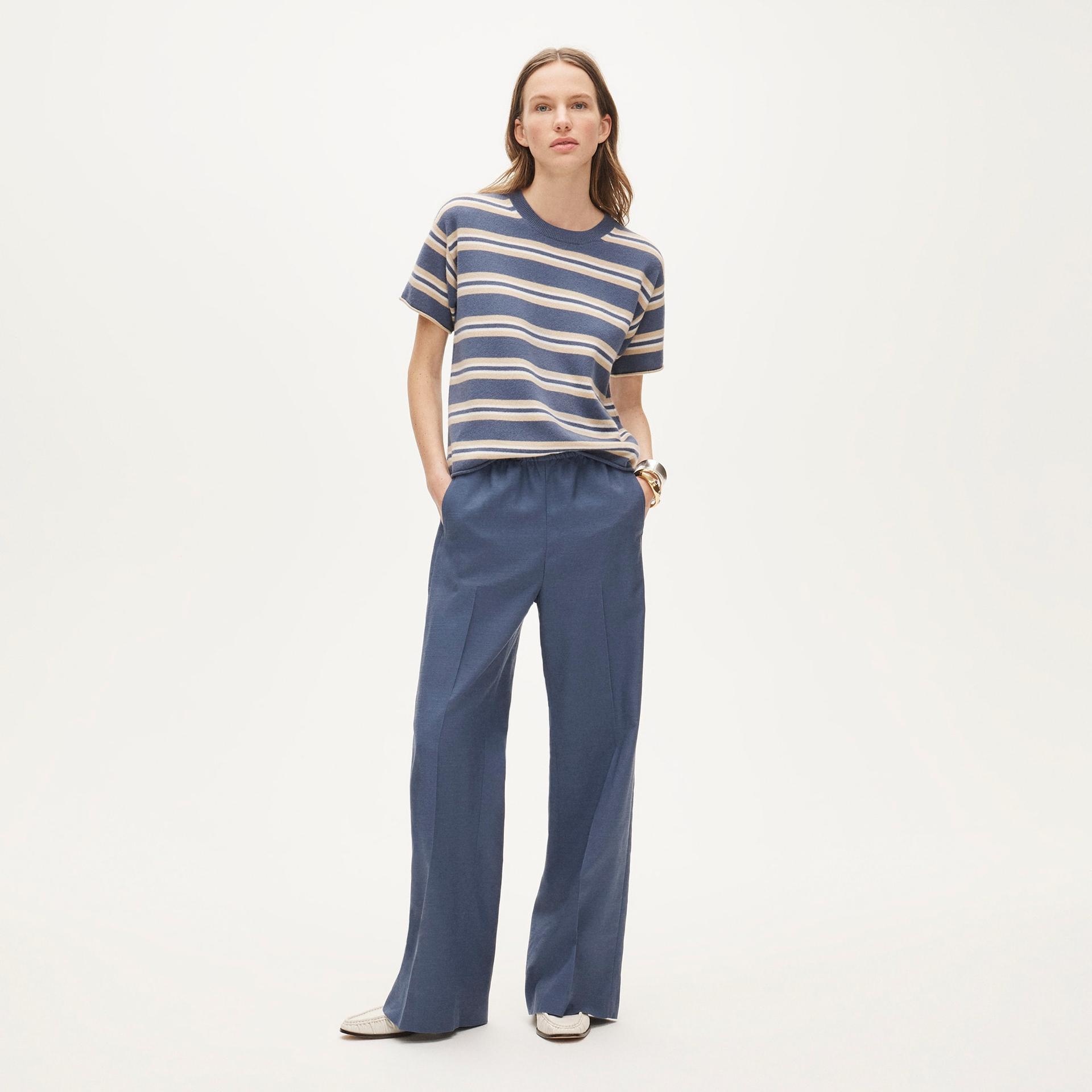 cosmo pant in striped gramercy linen blend