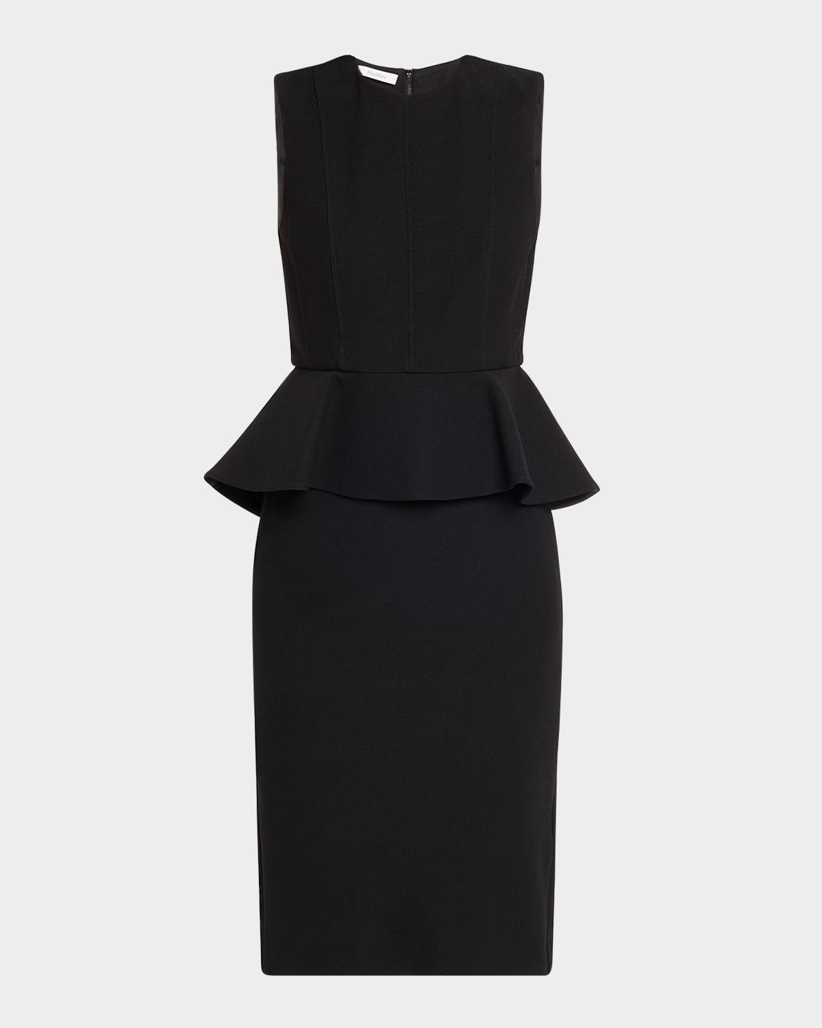 cosmos sleeveless peplum dress