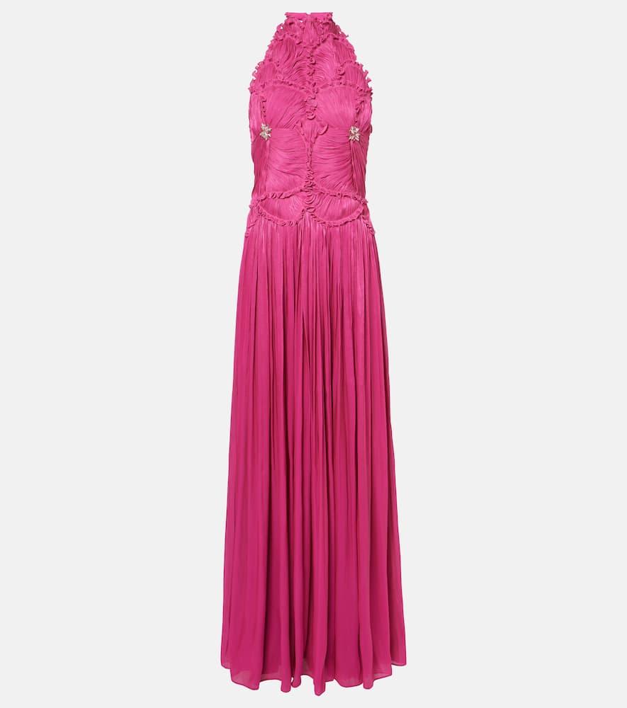 costarellos attina halterneck gown