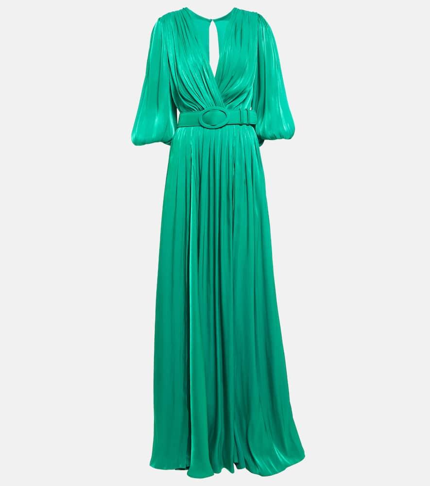 costarellos brennie georgette gown