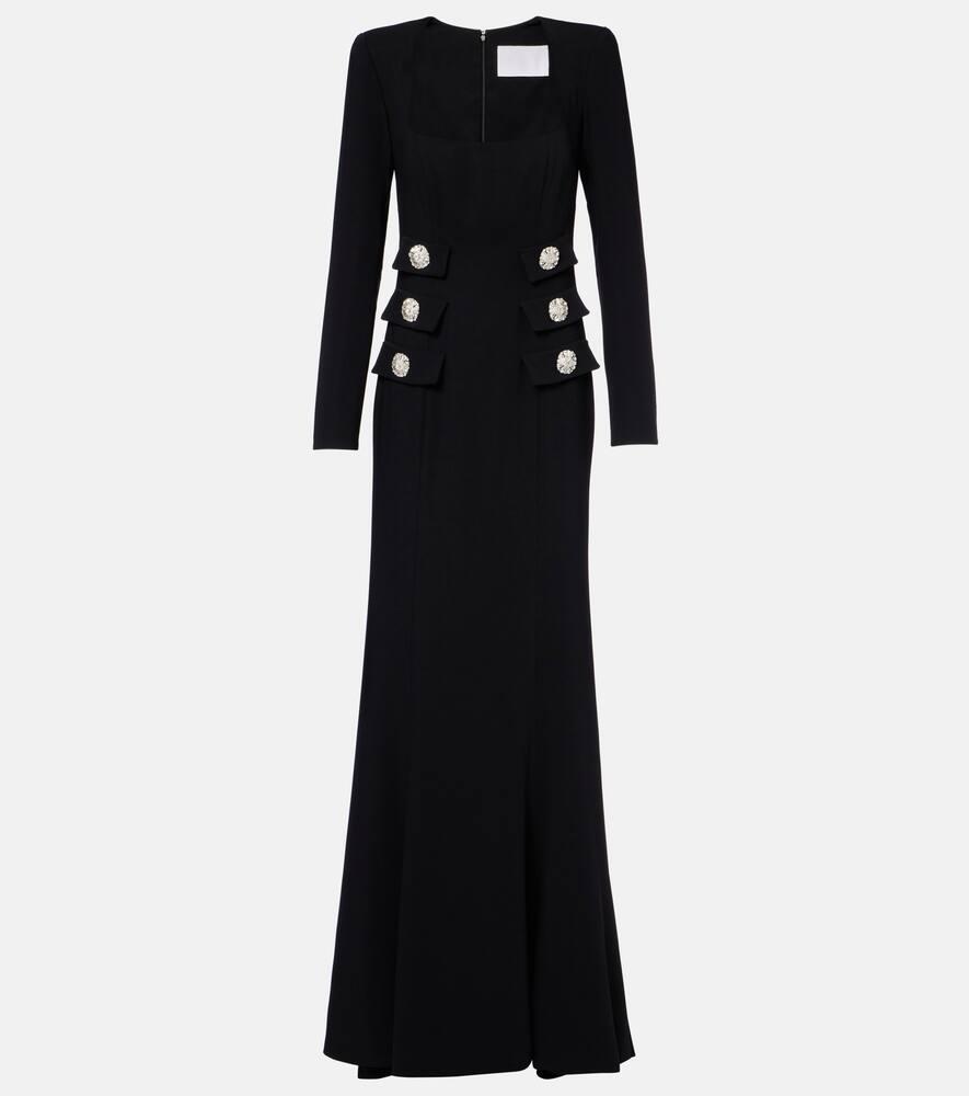 costarellos embellished gown