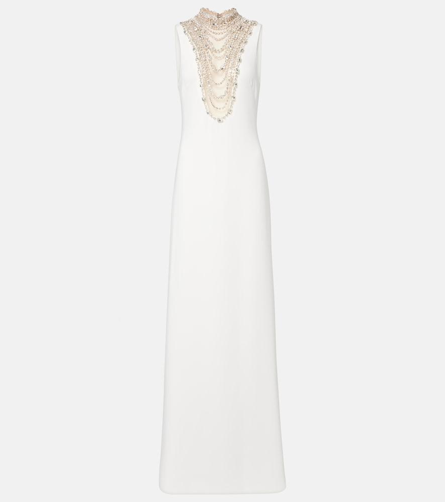 costarellos embellished gown