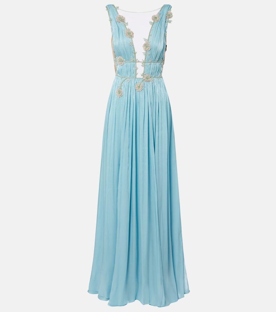 costarellos embellished gown