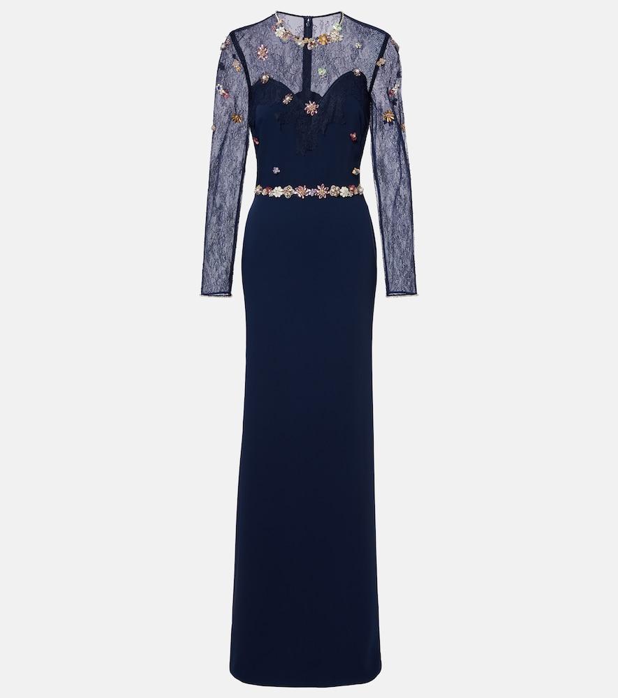 costarellos embellished lace