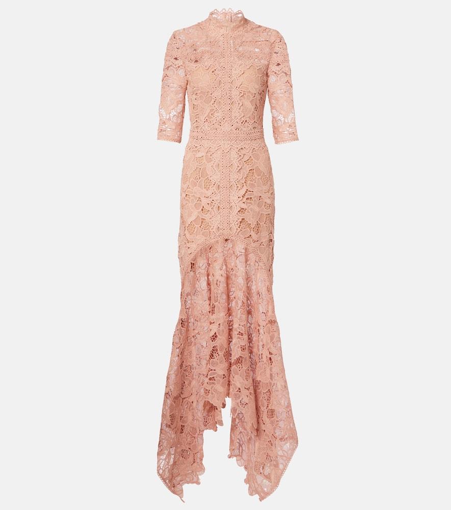 costarellos kalissa guipure lace cocktail dress