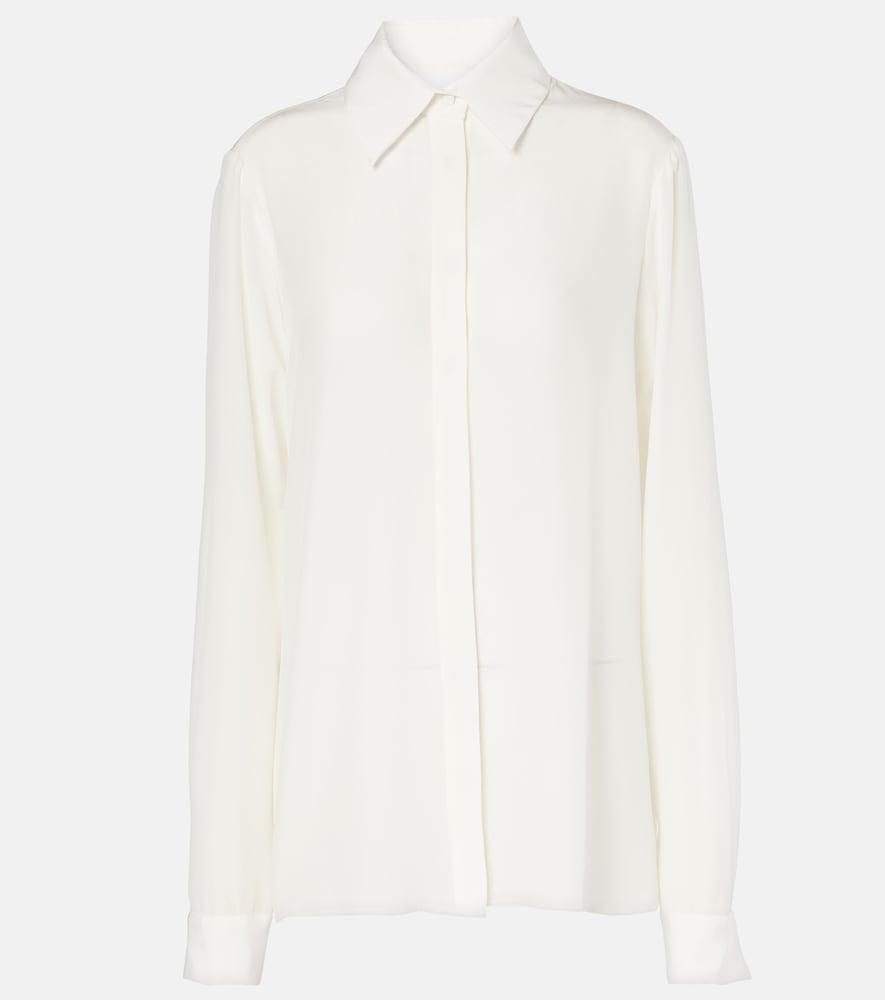 costarellos keltie crêpe de chine shirt