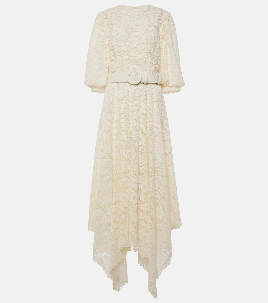costarellos lace midi dress