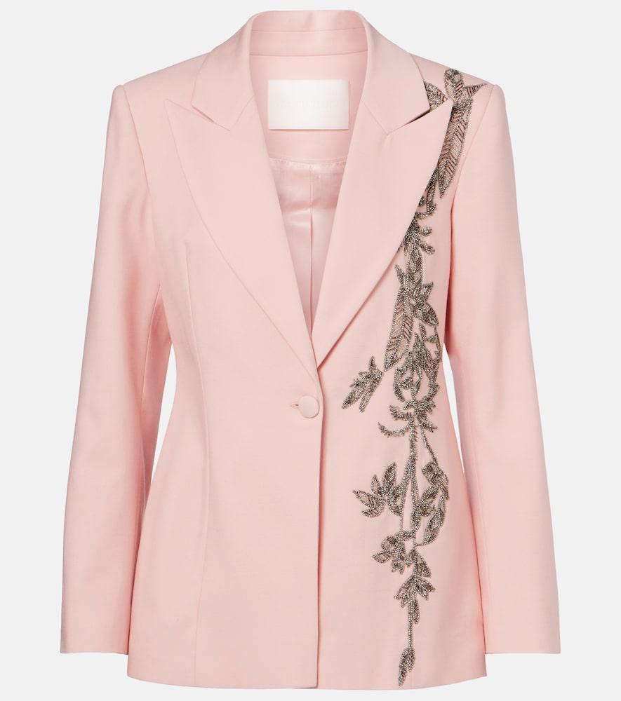 costarellos lesia embellished wool