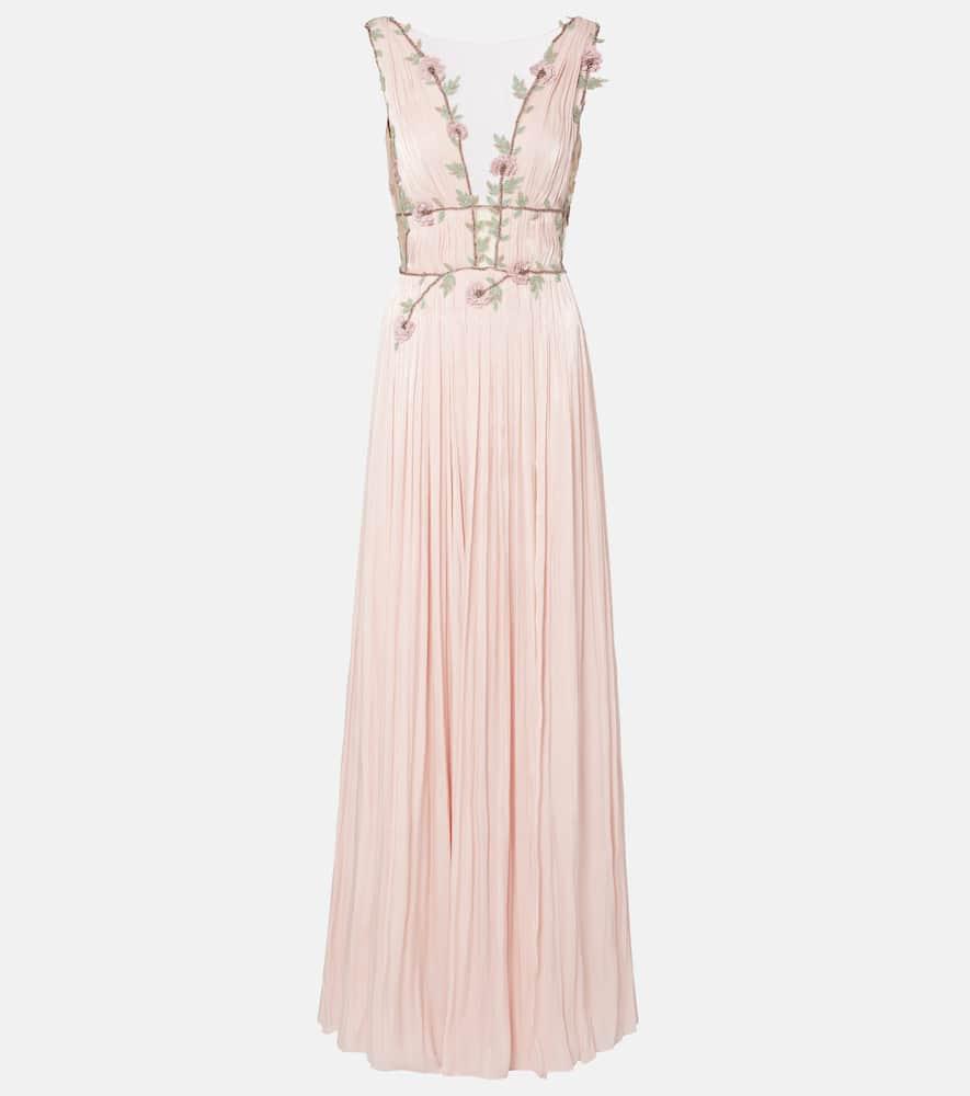 costarellos nalina embellished georgette gown