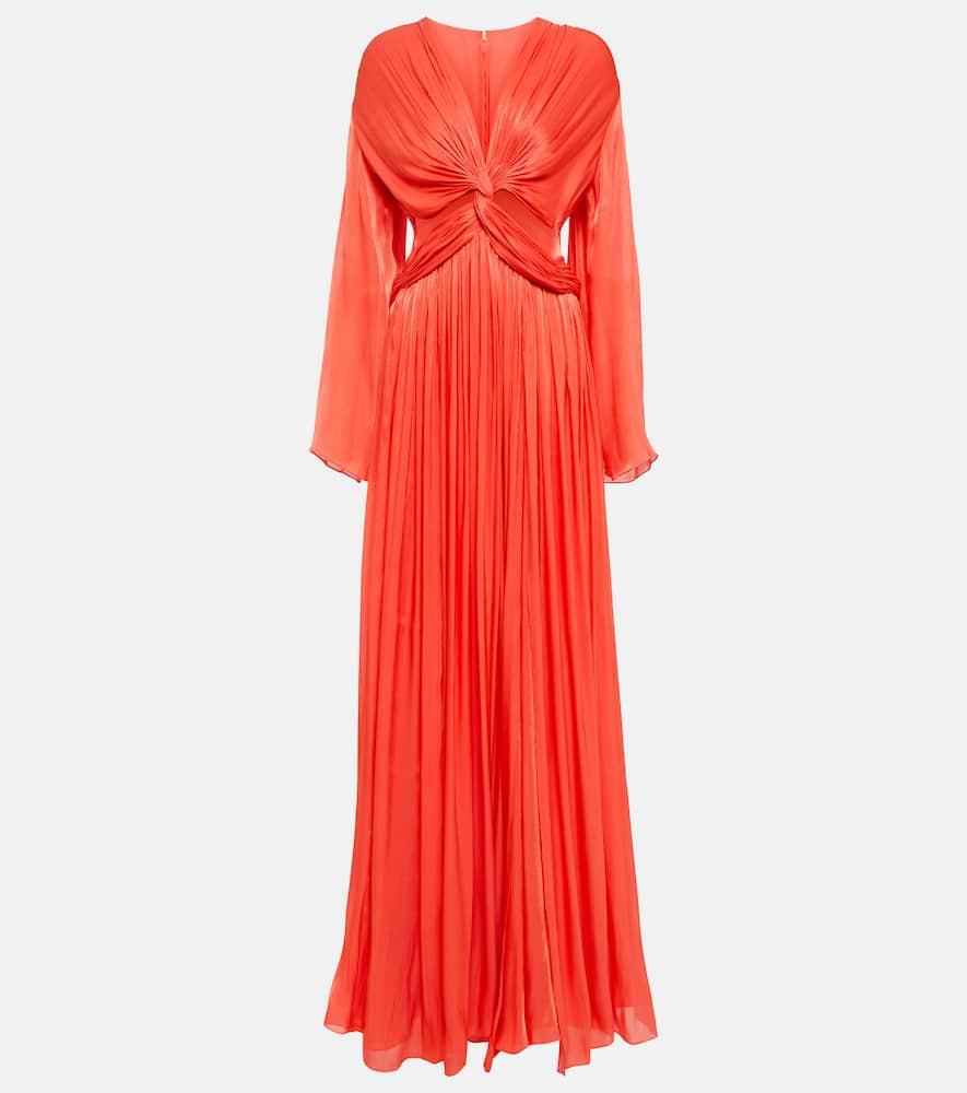 costarellos remi georgette maxi dress