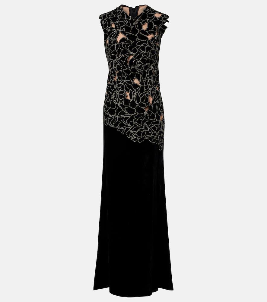costarellos serisa embellished lace